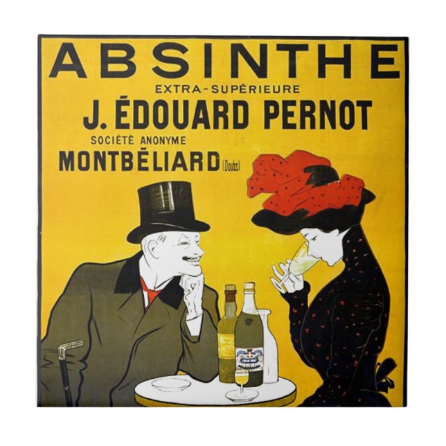 Carreau Absinthe Leonetto Cappiello Publicité Vintage (Devant)
