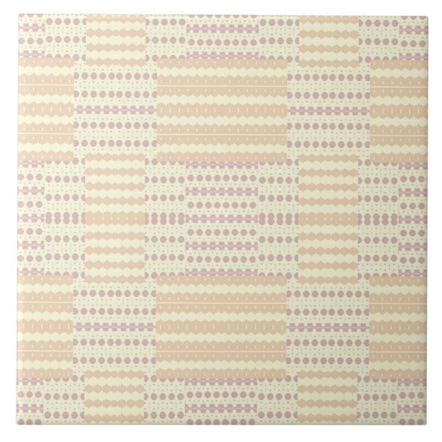 Carreau abstrait géométrique (Devant)