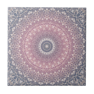 Carreau Abstrait mandala ronde sans couture motif kaleidos