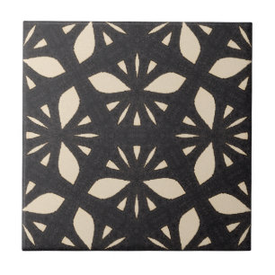 Carreau Abstrait motif de feuille botanique moderne