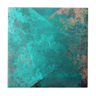 Carreau abstrait turquoise turquoise grunge arrière - plan