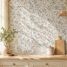 Accent de carrelage décoratif floral de la nature 