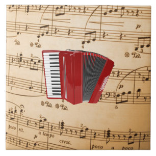 Carreau Accordéon rouge