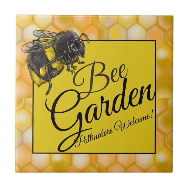 Carreau Accueil de pollinisateurs de jardin de bourdon ! (Devant)