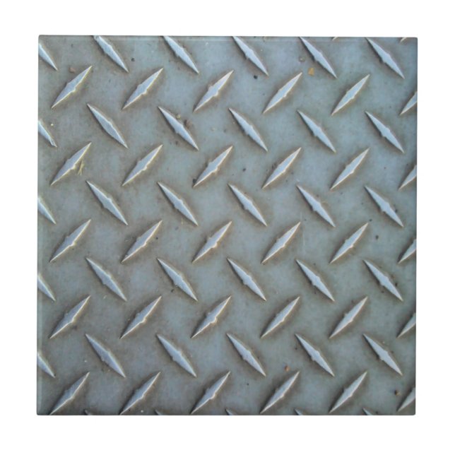 Carreau Acier de plaque de diamant (Devant)