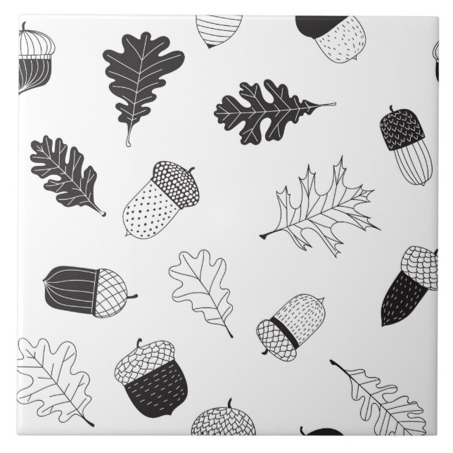 Carreau Acorns et feuille (Devant)