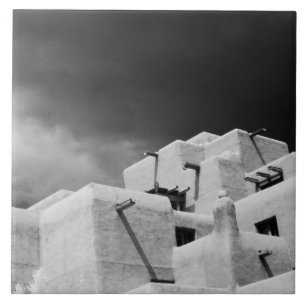 Carreau Adobe de style Pueblo Inn à Loretto, Père Noël 