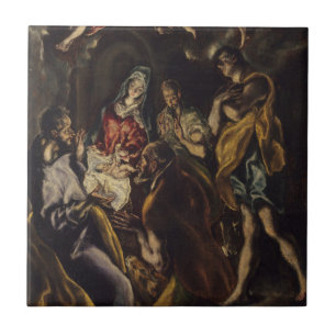 Carreau Adoration des bergers