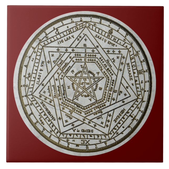 Carreau aemeth de dei de sigillum (Devant)
