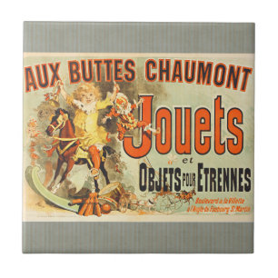 Carreau Affiche Vintage Jouets Amis Joets Français