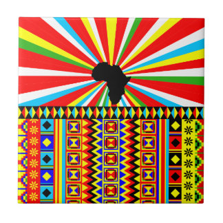 Carreau Africain Print Kente Motif Tribal
