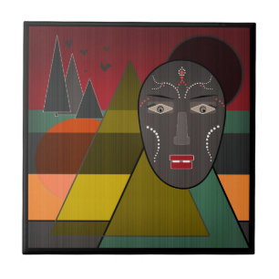 Carreau African mask