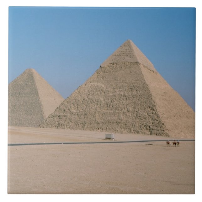 Carreau Afrique - Égypte - Caire - Grandes pyramides de Gi (Devant)