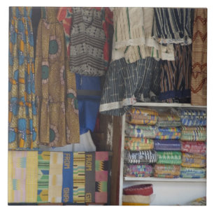 Carreau Afrique, Ghana, Accra. Textile et artisanat d'Accr