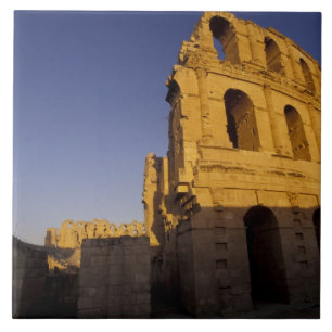 Carreau Afrique, Tunisie, El Jem. Ruines d'un Romain