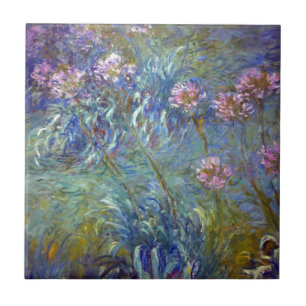 Carreau Agapanthus de Claude Monet