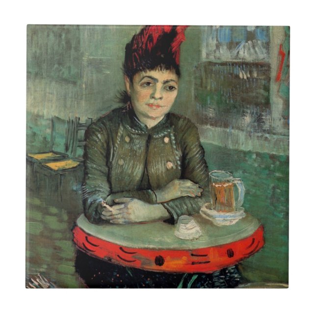 Carreau Agostina Segatori, Café du Tambourin par Van Gogh (Devant)