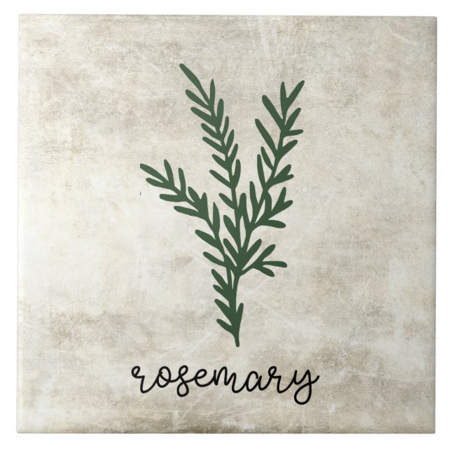 Carreau Agritourisme Rosemary Herbes Rustiques (Devant)