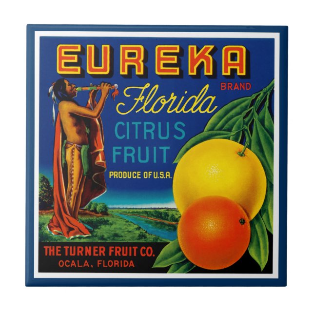 Carreau Agrume de la Floride d'Eureka (Devant)