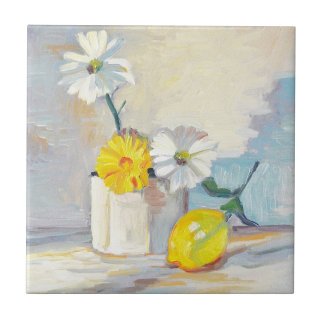 Carreau Agrume et toile (Devant)