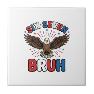 Carreau Aigle Patriotique Six Sept Bruh Design Vectoriel_1
