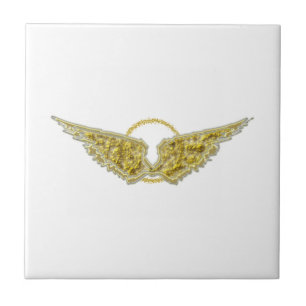 Carreau Ailes d'or avec le halo