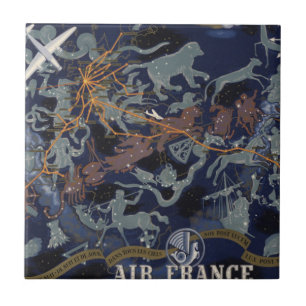 Carreau Air France : Ciel tous de les de dans de De nuit