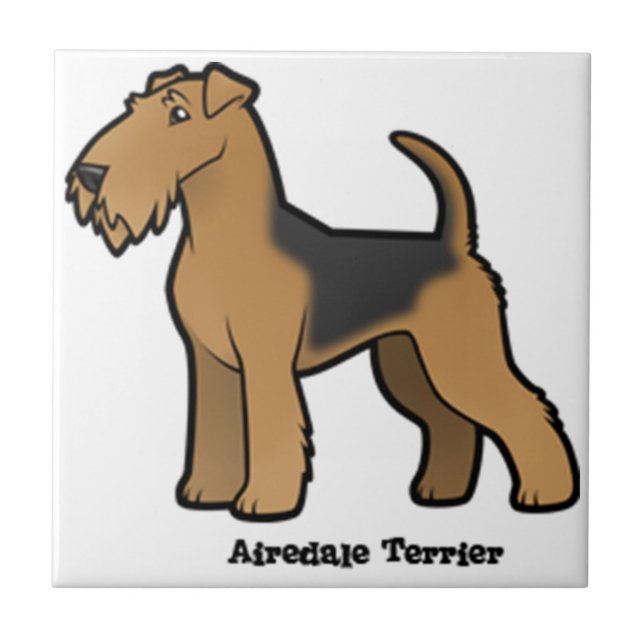Carreau airedale terrier (Devant)