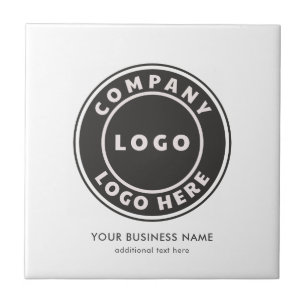 Carreau Ajouter le logo de l'entreprise et le site Web de 