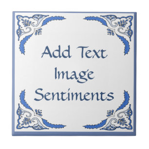 Carreau Ajouter le texte Carrelage, Néerlandais Look, Pers