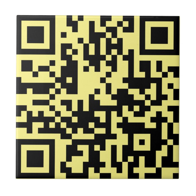Carreau Ajoutez votre propre QR Code text Scan Minimal Sim (Devant)