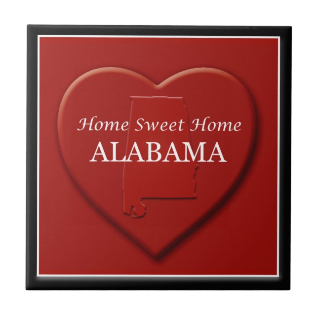Carreau Alabama Home Sweet Home Carrelage Carrelage de coe (Devant)