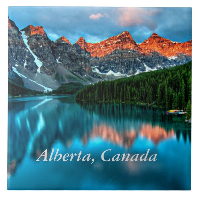 Carreau Alberta, Canada Photographie pittoresque (Devant)