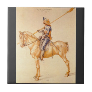 Carreau Albrecht Durer - cavalier dans l'armure