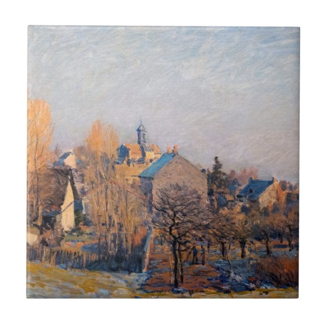 Carreau Alfred Sisley - Frosty Morning à Louveciennes (Devant)