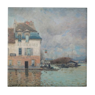 Carreau Alfred Sisley - Inondation à Port-Marly 1876