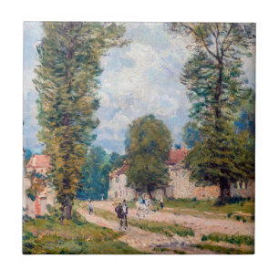 Carreau Alfred Sisley - La route de Versailles