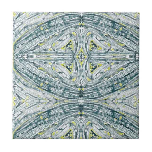 Carreau Algues Sous Verre (Devant)