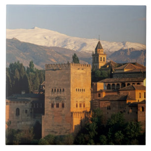 Carreau Alhambra; Grenade; Andaslusia, Espagne, Sierra
