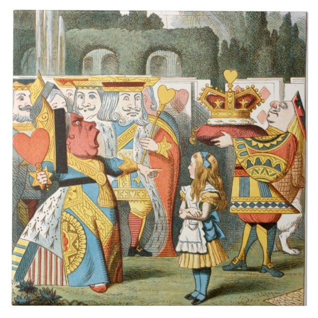 Carreau Alice Au Pays Des Merveilles  (Devant)