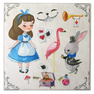 Carreau Alice Au Pays Des Merveilles
