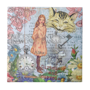 Carreau Alice au pays des merveilles Classique Cheshire Ra