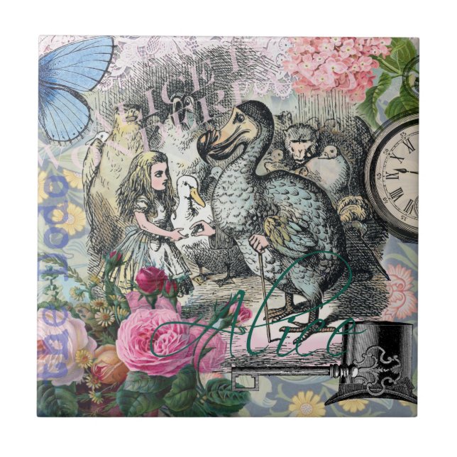 Carreau Alice au pays des merveilles Dodo Classic (Devant)