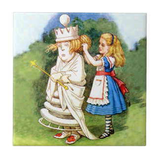 Carreau Alice et la reine blanche
