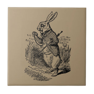 Carreau Alice vintage au pays des merveilles