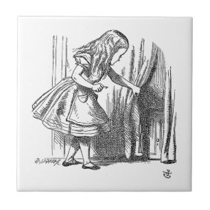 Carreau Alice vintage au pays des merveilles recherchant