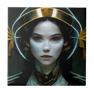 Carreau Alien Girl 2 Science Fiction