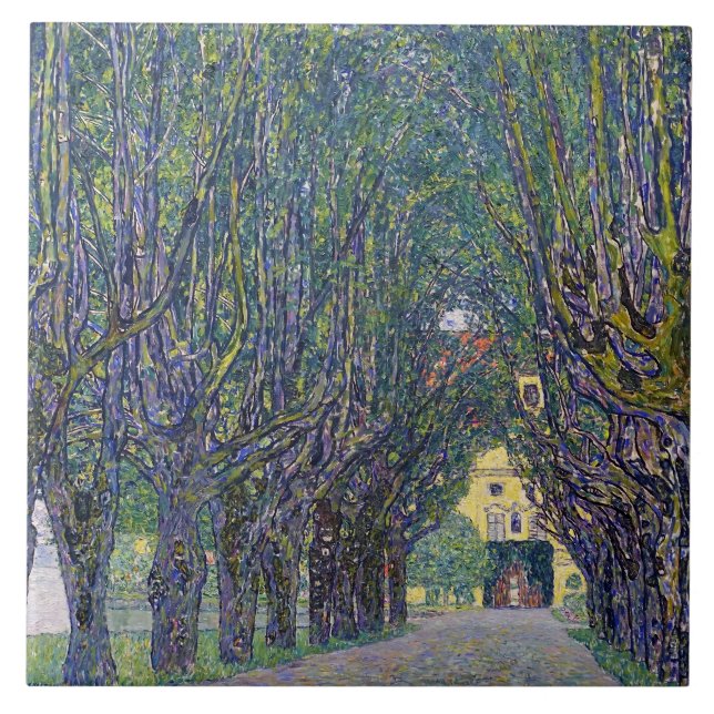 Carreau Allee à Schloss Kammer, Gustav Klimt (Devant)