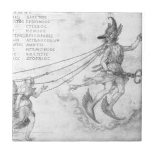 Carreau Allégorie d'éloquence par Albrecht Durer