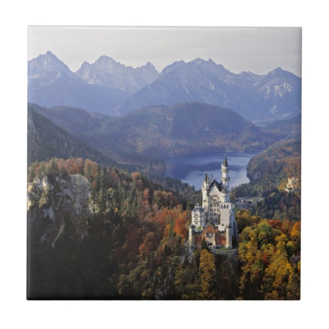 Carreau Allemagne, Bavière, Château de Neuschwanstein. (Devant)